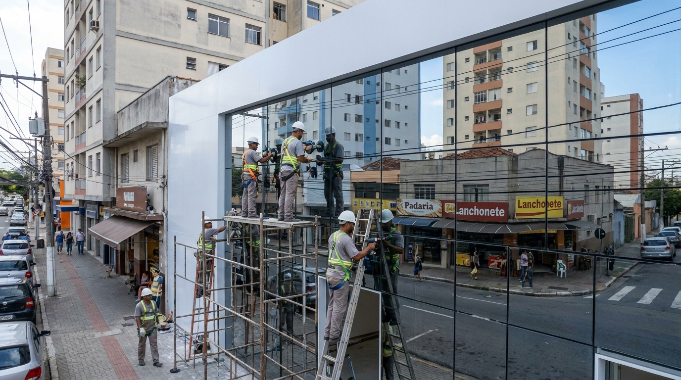 Fechamentos em Vidro em Caxias do Sul‑RS