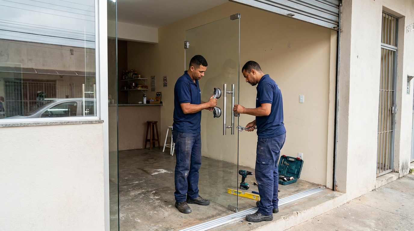 Portas em Vidro em Caxias do Sul‑RS
