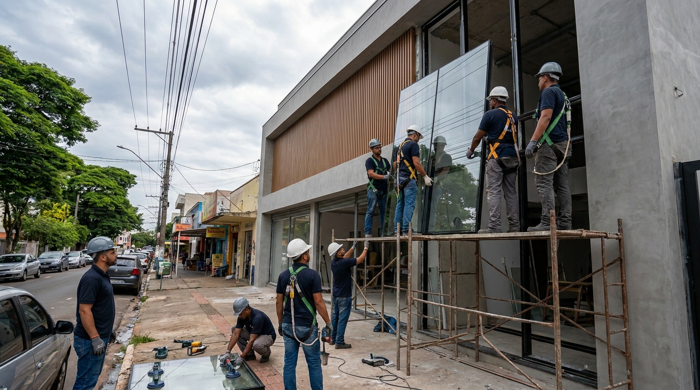 Fachada de Vidro em Caxias do Sul‑RS